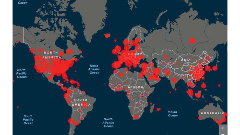 Más de 65.000 muertos en el mundo por coronavirus