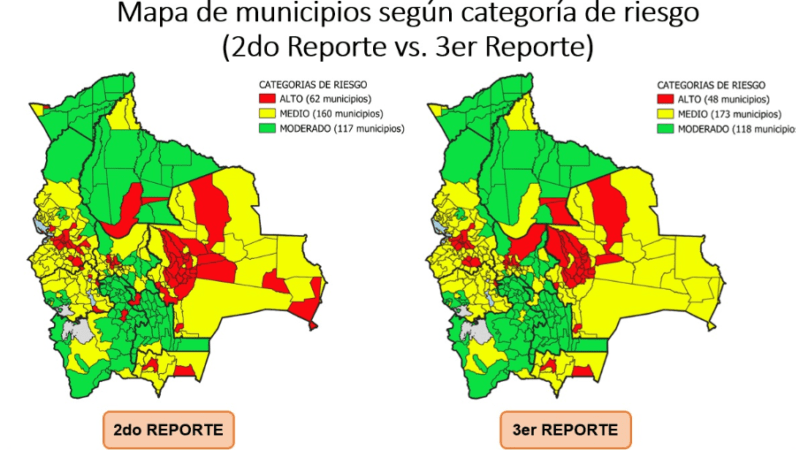 COVID-19: 34 municipios cambian de categoría de riesgo; 22 bajan de ‘alto’ a ‘medio’