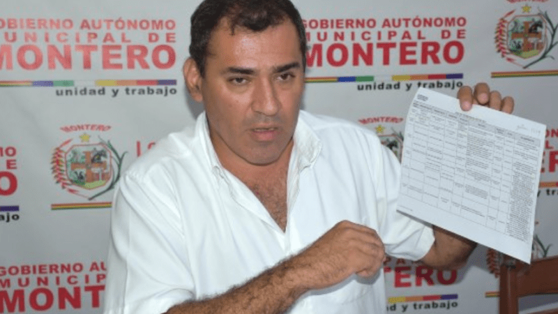 Alcalde de Montero se contagia con COVID-19