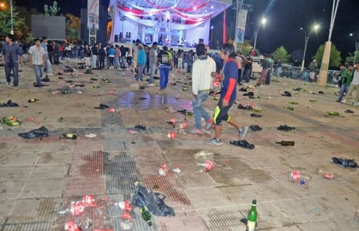 Intendencia reporta excesos durante la serenata y el congreso de universidades en Tarija