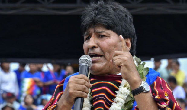Evo Morales en denunciado por el gobierno por ocho delitos
