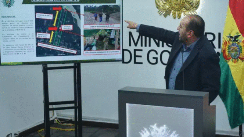 Gobierno niega que la aprehensión de Cáceres tenga fines políticos,sino porque éste se encontraba en una parcela de su propiedad.