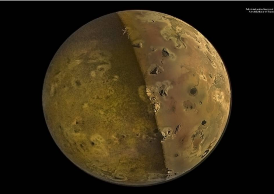 Identifican siete volcanes activos en la luna de Júpiter Ío segun estudios internacional liderado por la UNAM identifica