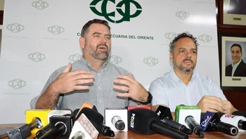 Cainco y CAO reciben a Paz en Fexpocruz