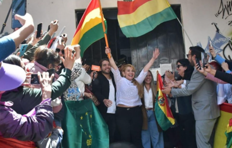 Jeanine Áñez sale de la cárcel