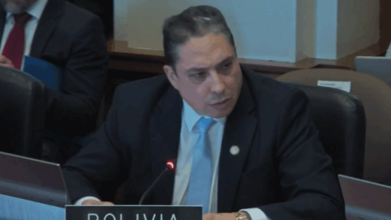 Héctor Arce Zaconeta deja la representación de Bolivia ante la OEA en medio de la reestructuración del Servicio Exterior