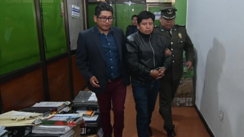 Exejecutivo de la COB Juan Carlos Huarachi es enviado a detención preventiva en San Pedro