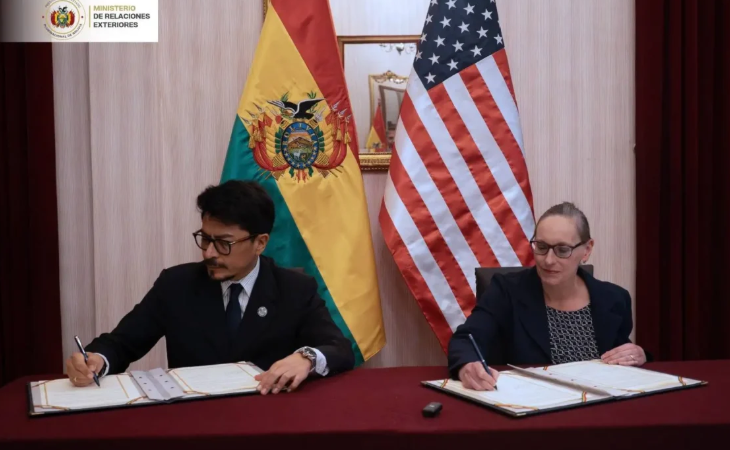Bolivia y EE.UU. sellan acuerdo antidrogas por $us 20 millones